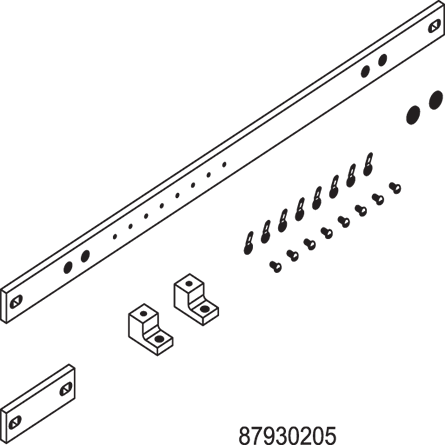 Hoffman DG19 Horizontal Ground Bar Kit
