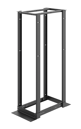 Hoffman E4DRS19FM45U Four Post Open Frame Rack