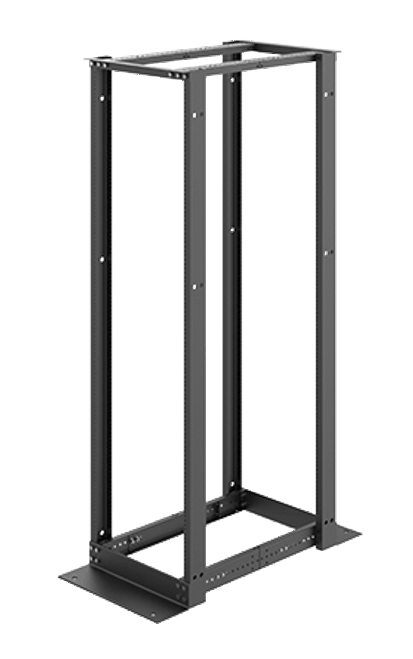 Hoffman E4DRS19FM51U Four Post Open Frame Rack