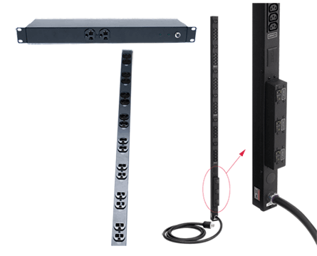 Hoffman DP1N191020ST Single Phase Rack Mount Power Distribution Unit