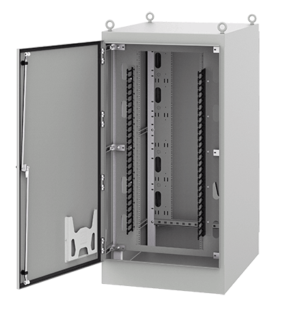 Hoffman D723646SDA Type 12 Seismic Free-Standing Dual Access Cabinet