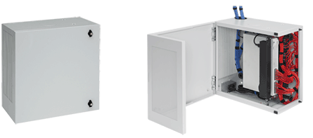 Hoffman DBL482412G Type 1 L-Box Wall-Mount Cabinet