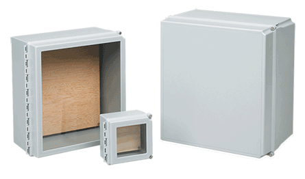 Hoffman D664CHSCFGP Type 4X Hinge-Cover WiFi Solid Door Enclosure