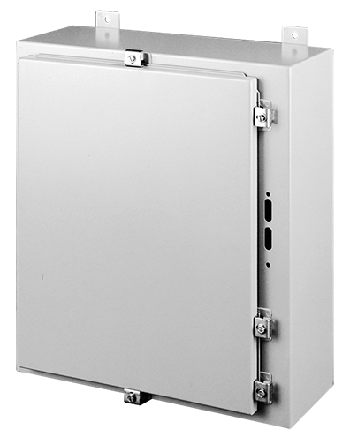 Hoffman A36HS3108LP Type 4 Steel Wall-Mount Disconnect Enclosure with Clamps