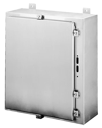 Hoffman A60HS3712SSLP Type 4X Stainless Steel Disconnect Enclosure with Clamps