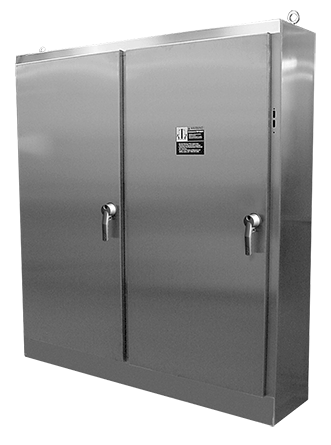 Hoffman A84XM5EW24SSN4 Type 4X Stainless Steel Heavy-Duty Free-Stand Enclosure