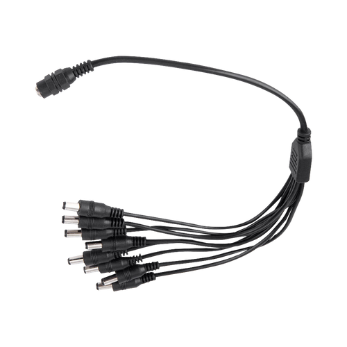 Avycon AVA-PIGTAIL-1IN8OUT DC Male Pigtail with 1 in / 8 out
