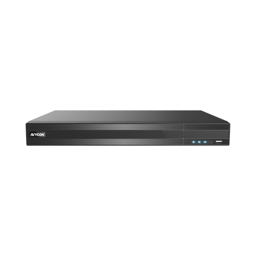 Avycon AVR-NT816A-8T All-in-One Hybrid H.265 4K DVR, 8MP Lite, 5MP Lite, 1080P, 960H HD - 16 Channel BNC, 8 additional IP channels support, 8ch audio, eSATA, 8TB HDD Installed (NDAA)