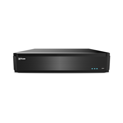 Avycon AVR-NN832P16-FD-6T (NDAA) H.265, 32CH 4K NVR with 16CH Built-in PoE, Plug&Play, 30FPS@4K per ch, 256Mbps, ONVIF, 4K HDMI, Smart AI, Fisheye Dewarping, Facial Detection with 4K IPC, 6TB HDD Installed