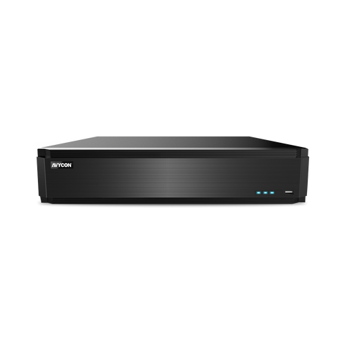 Avycon AVR-NN832P16-FD-70T (NDAA) H.265, 32CH 4K NVR with 16CH Built-in PoE, Plug&Play, 30FPS@4K per ch, 256Mbps, ONVIF, 4K HDMI, Smart AI, Fisheye Dewarping, Facial Detection with 4K IPC, 70TB HDD Installed