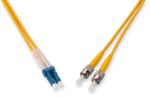 SignaMax FCS-9/2-3M LC to ST Duplex SM 9/125 Patch Cord, 3 Meter