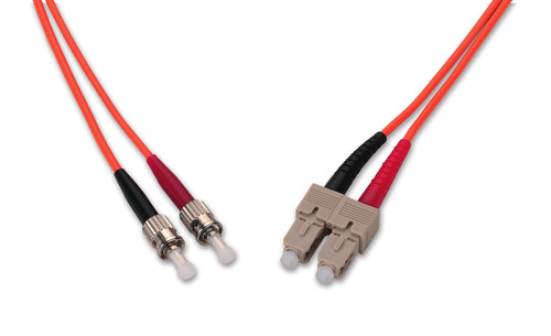 SignaMax FC-4/2-1M SC to ST Duplex MM 62.5/125 Patch Cord, 1 Meter