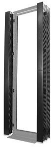 SignaMax VCM-84FR-C Vertical Cbl Mgnt for 84" Rack Center Mount, Front & Back