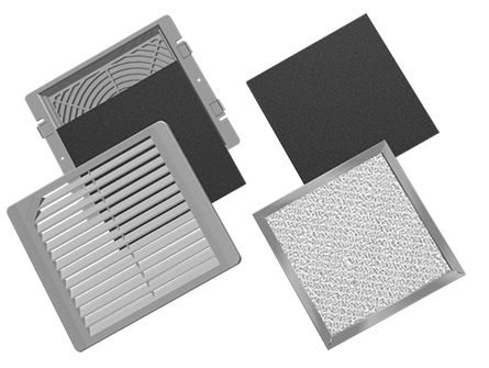 Hoffman TG6B Black ABS Plastic Grille