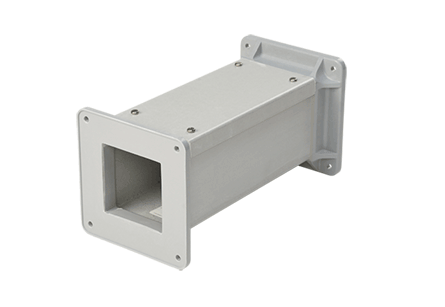 Hoffman F44WBFG Category 12 & 3R Fiberglass Feed-Through Wireway Straight Section