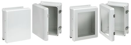 Hoffman HJB1008HWPL1LG Type 4X Flat Cover Enclosure with Latches