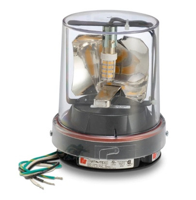 Federal Signal 121ALED-024C Vitalite Clear LED Rotating Light