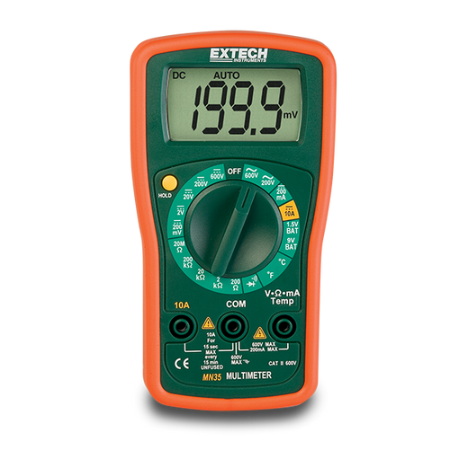 Extech MN35 Digital Mini MultiMeter