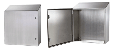 Hoffman CSD363012SSST Type 4X Concept Sloped-Top Wall-Mount Enclosure