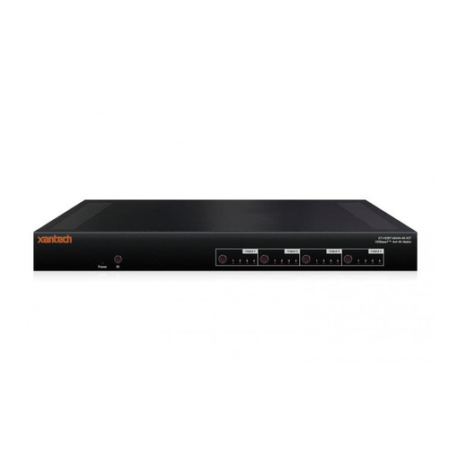 Xantech XT-HDBT-MX44-4K-KIT HDBaseT 4x4 Matrix Kit with 4 HDBT Receivers - 70m (4K up to 40m)