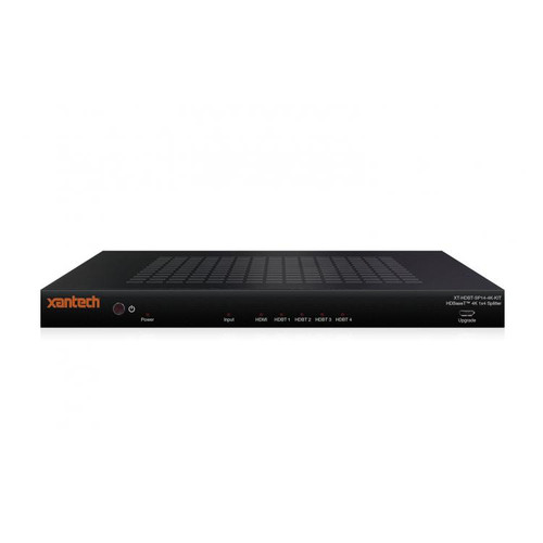 Xantech XT-HDBT-SP14-4K-KIT HDBaseT 4K 1x4 Splitter Kit with 4 HDBT Receivers - 70m (4K up to 40m)