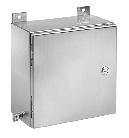 Hoffman EXE242412SS61 Type 4X ZONEX ATEX and ICEX Certified Hazardous Location Hinge-Cover Enclosure