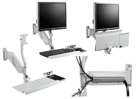 Hoffman VAMONITOR Syspend Monitor & Keyboard Arm