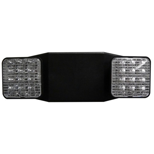 Morris 73427 Square Head LED Emergency Light High Output Remote Capable Black