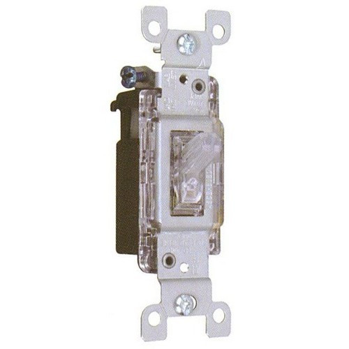Morris 82045 Back Lit Single Pole 15A-120/277V Toggle Switch