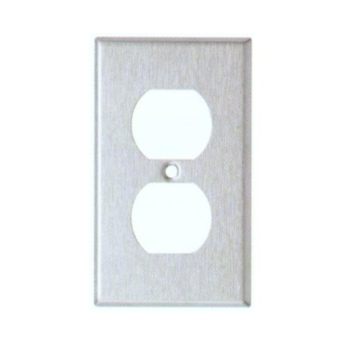 Morris 83730 Stainless Steel 1 Gang Duplex Receptacle Oversize Wall Plate