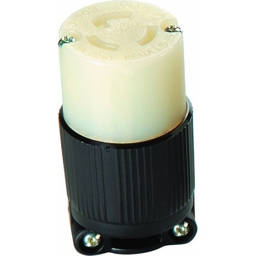 Morris 89730 2 Pole, 3 Wire 15A 125VAC Twist Lock Female Receptacle
