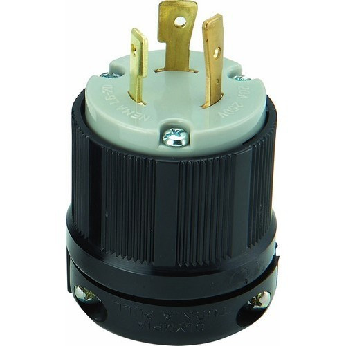 Morris 89746 2 Pole, 3 Wire 20A 250VAC Twist Lock Male Plug