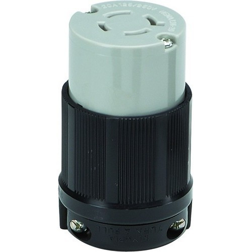 Morris 89754 3 Pole, 4 Wire 20A 125/250VAC Twist Lock Female Receptacle