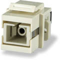 SignaMax CMK-SCA-DI SC-APC SM Keystone Connector Module, Dark Ivory Color