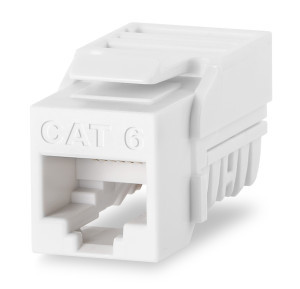 SignaMax KJ458EC25-C6-BU Cat 6 EC-Series Unscreened Keystone Jack, Blue 25-PK