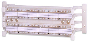 SignaMax 110WB6-96PR-L Cat 6 96-Pair 110 Wiring Block w/ Mounting Legs