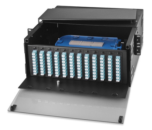 SignaMax UFE12HD1-B 12-Adapter Plate Premium Rack Mount Enclosure, Black