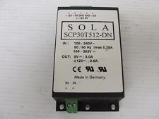 Sola SCP30T512-DN 30W 5/12/12V SW PWR SPLY DIN