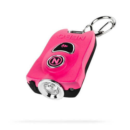 Nebo MYPAL Pink Rechargeable Keychain Light & Safety Alarm
