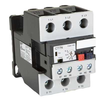 Sprecher & Schuh CT7N-85-C90P 72-90A Bimetallic Overload Relay