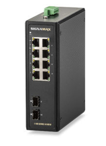 SignaMax FO-SI10050 I-100 4 Port Industrial Fast Ethernet PoE+ Switch with 2 Fast Ethernet Ports