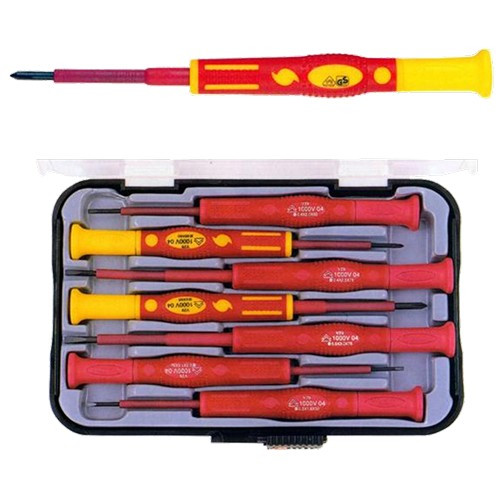Morris 54232 7-Piece 1000 Volt Precision Insulated Screwdriver Set