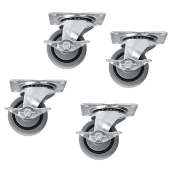 Middle Atlantic 5WLR Slim 5 Series Locking/Fine Floor Casters