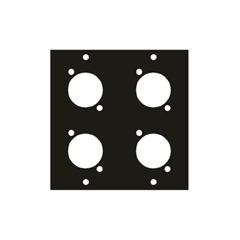 Middle Atlantic CANARE4 Four Canare Punchout UCP Module