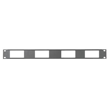 Middle Atlantic DECP-1X4 1 RU, 4 Decora Device Panel