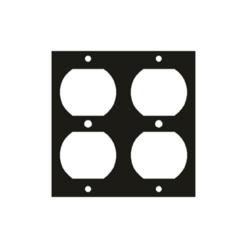Middle Atlantic DUP2 Two Duplex Punchout UCP Module