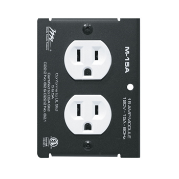 Middle Atlantic M-15A 15A Duplex MPR Module