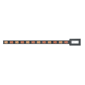 Middle Atlantic PDT-2X615S 15A, 12 Outlet Hardwired Power Strip