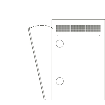 Middle Atlantic WR-RAP-37 37 RU WR Rack Rear Access Panel