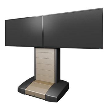 Middle Atlantic VTC-5670D 56" to 70" Dual Display Video Cart
